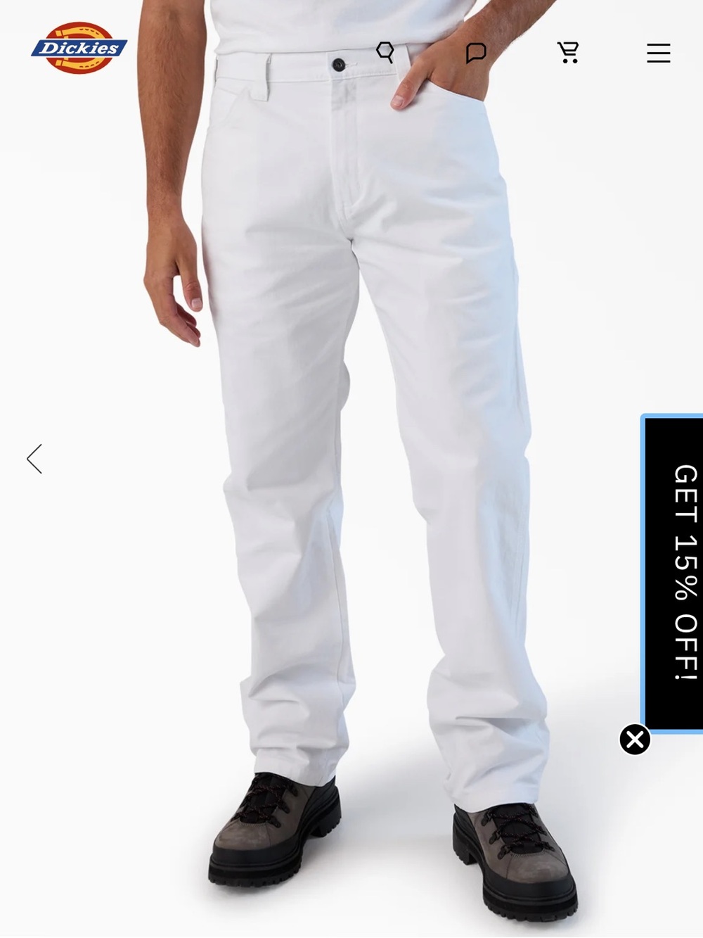 Dickies Relaxed Fit Utility Pants Men's 42x30 Tool Pockets And Loops Painter New